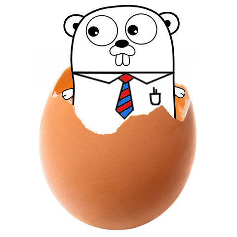 Golangprojects gopher hatching